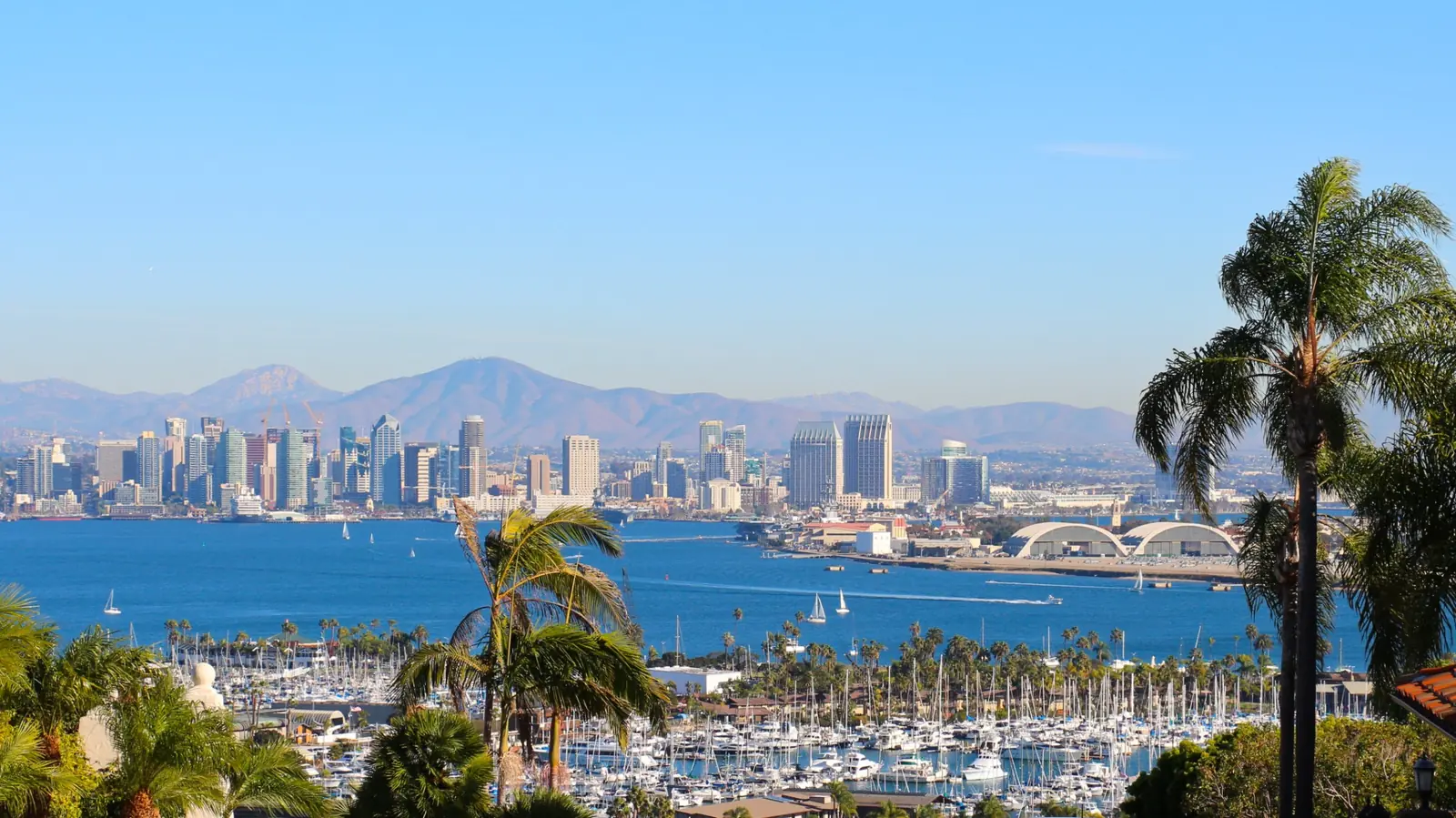 San Diego waterfront and downtown skyline
